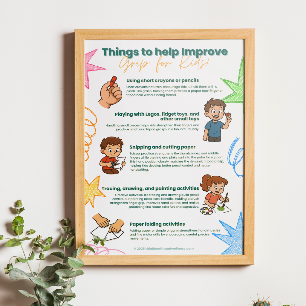 Things to Help Improve Grip for Kids Poster
