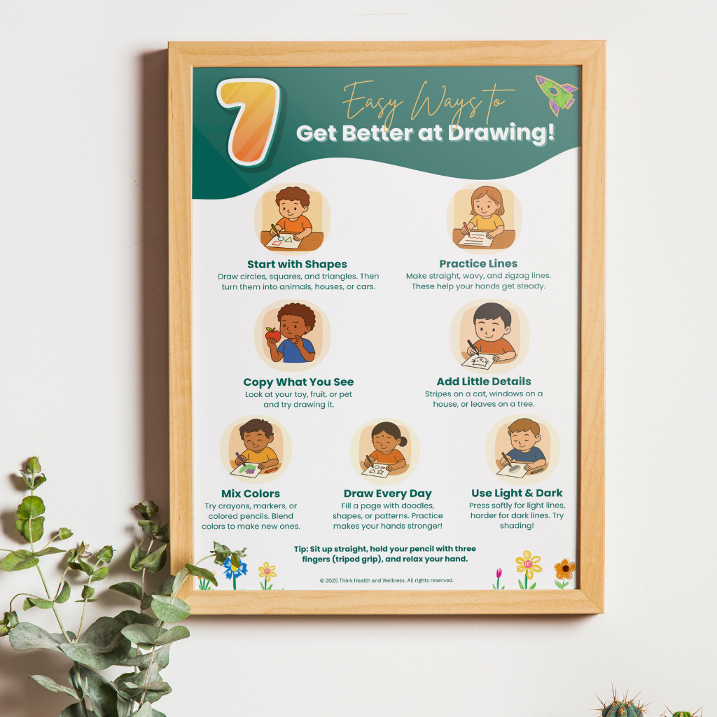 Easy Ways to Get Better at Drawing Poster