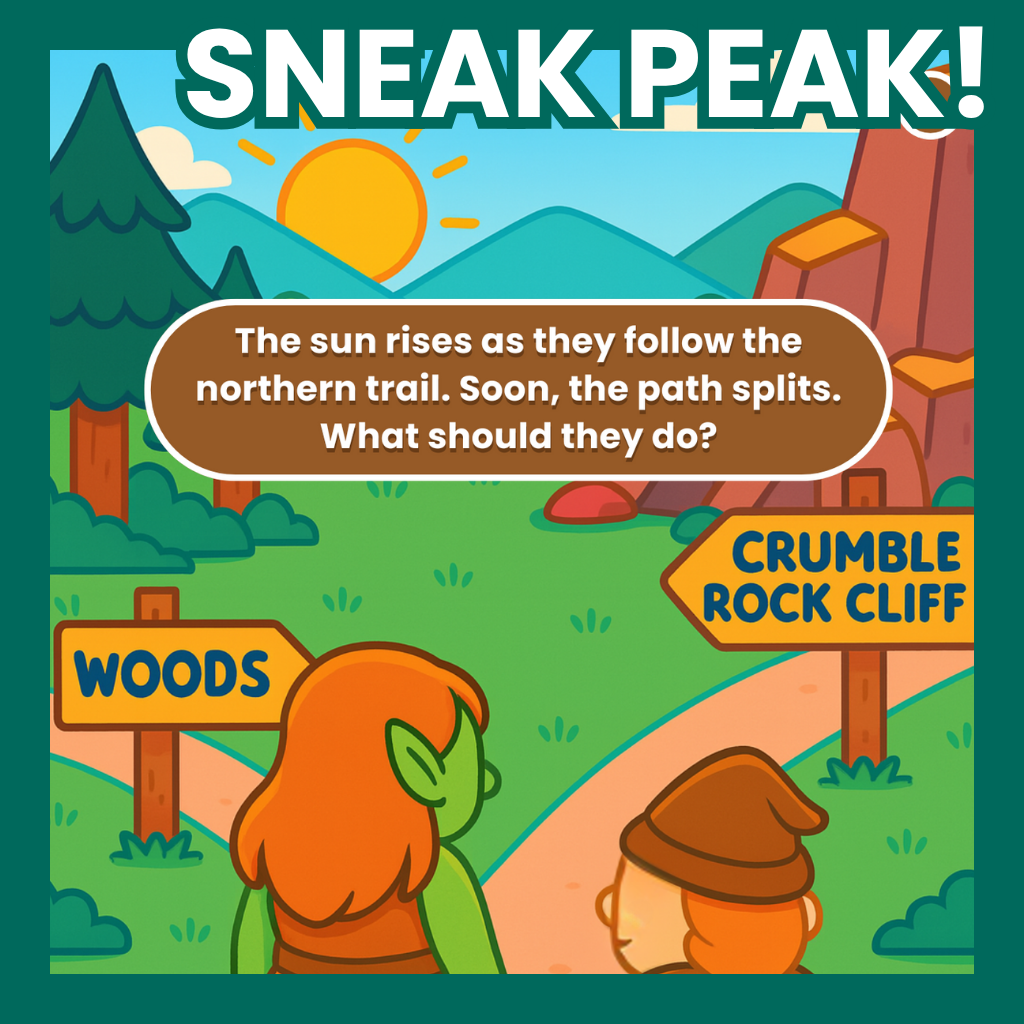 Glenda and Grayle: Finding the Treasure in the Magical Forest – Interactive Storybook