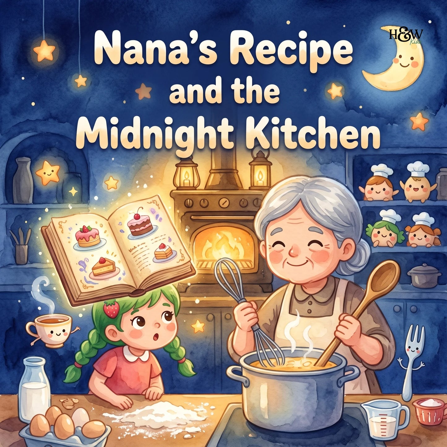 Nana's Recipe and the Midnight Kitchen - Bedtime Audio Story (Instant Download)