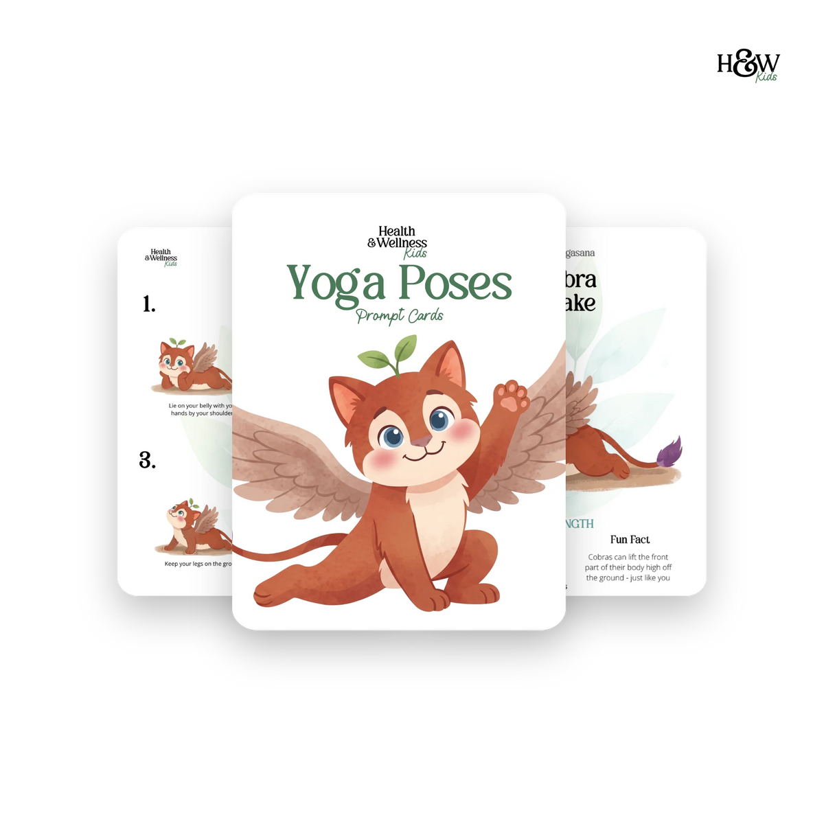 Yoga Cards for Kids (Non-Personalized)