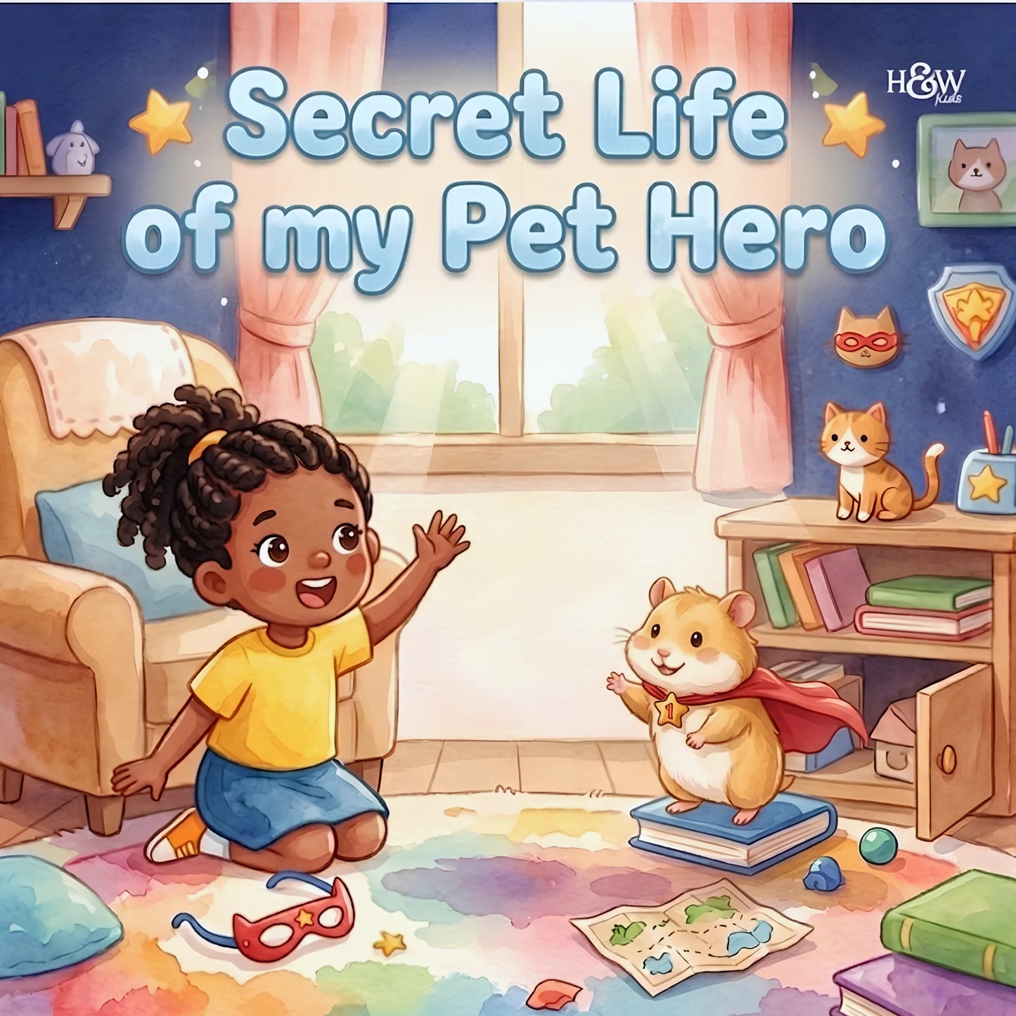 Secret Night Life of My Pet Hero - Bedtime Audio Story (Instant Download)