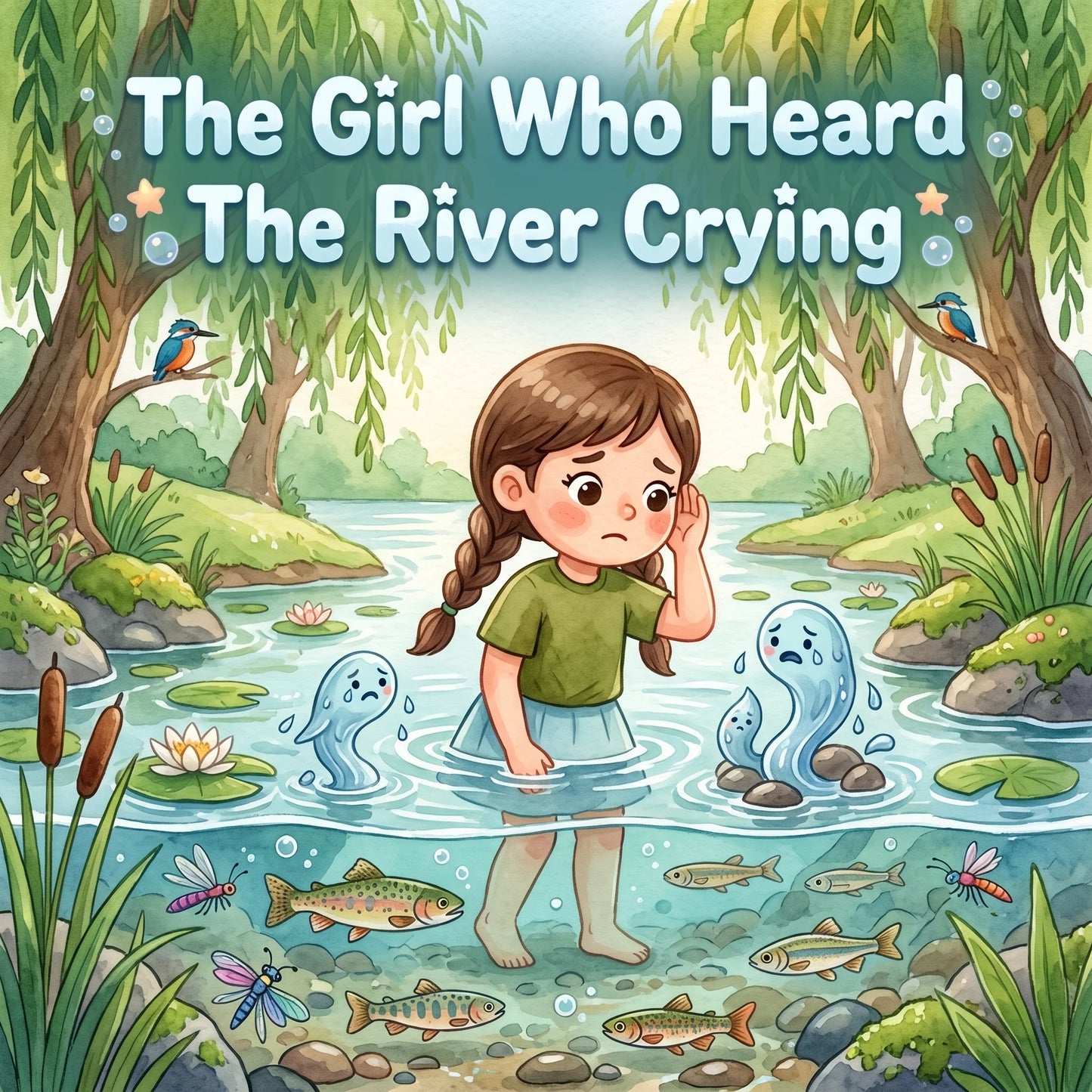 The Girl Who Heard the River Crying - Bedtime Audio Story (Instant Download)