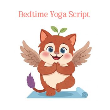 Bedtime Yoga Script - (Instant Download Guided Yoga Audio)