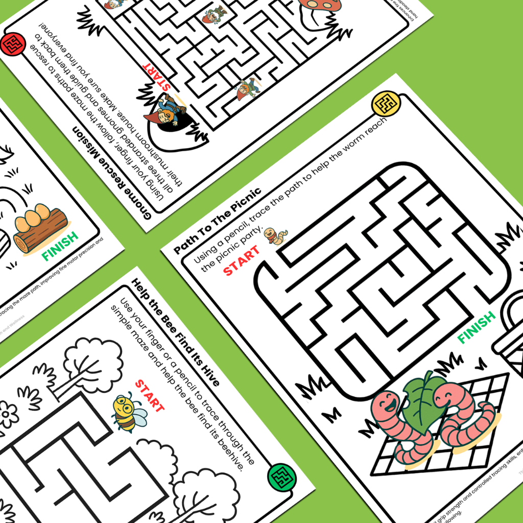 260+ Fine Motor Skills Worksheets – Printable Activity Pack