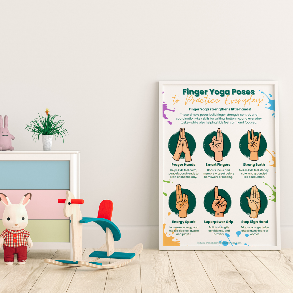Finger Yoga Poses Poster