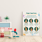 Finger Yoga Poses Poster
