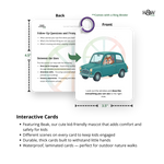 Beak Car and Travel Prompt Cards - Conversation Starters for Kids (No personalization)