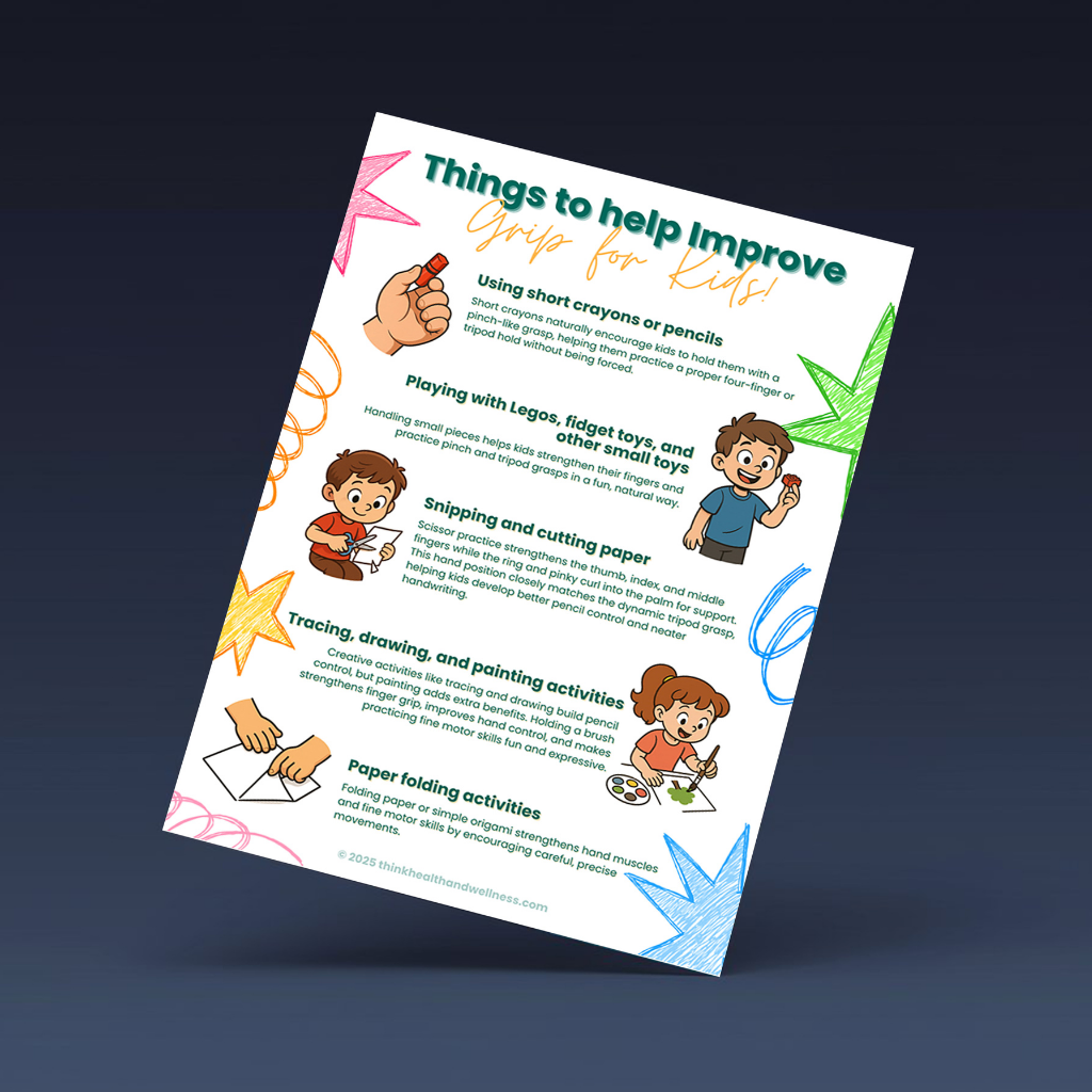 Things to Help Improve Grip for Kids Poster