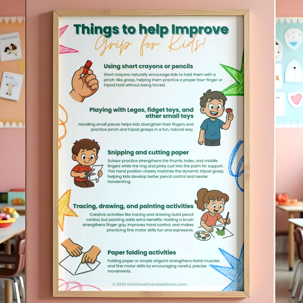 Things to Help Improve Grip for Kids Poster
