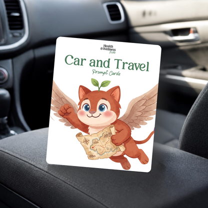 Car and Travel Conversation Cards for Kids (Non-Personalized)