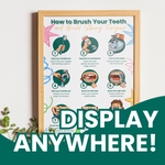 How to Brush Your Teeth and Build Strong Fingers Poster