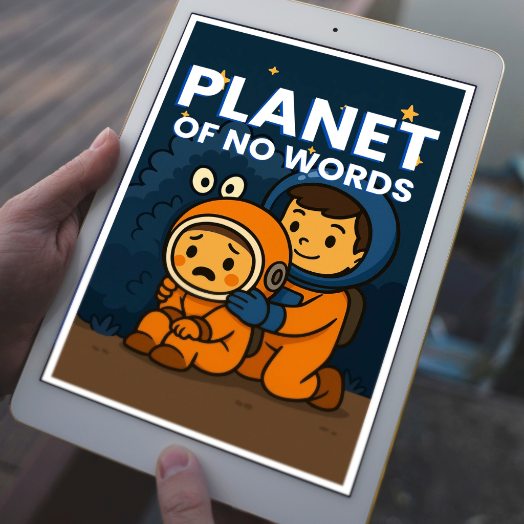 Planet of No Words – Captain Nova & Blurb Comic