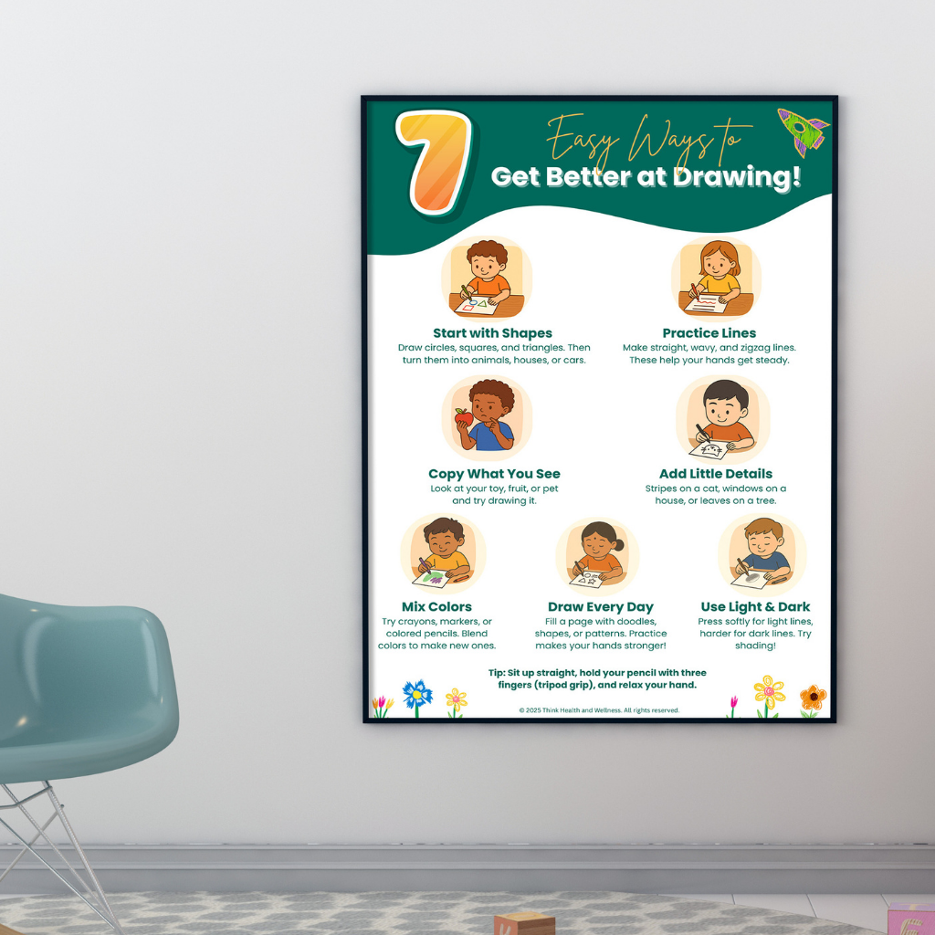 Easy Ways to Get Better at Drawing Poster