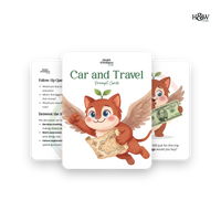 Beak Car and Travel Prompt Cards - Conversation Starters for Kids (No personalization)