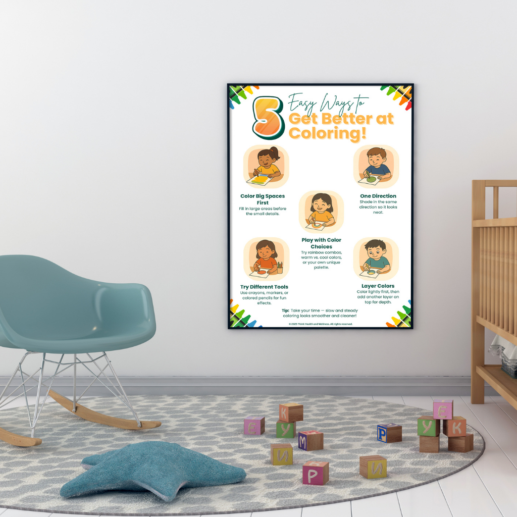 Easy Ways to Get Better at Coloring poster