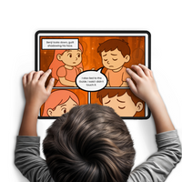 Comics Set Bundle – 4 Gentle Stories for Fine Motor and Emotional Growth