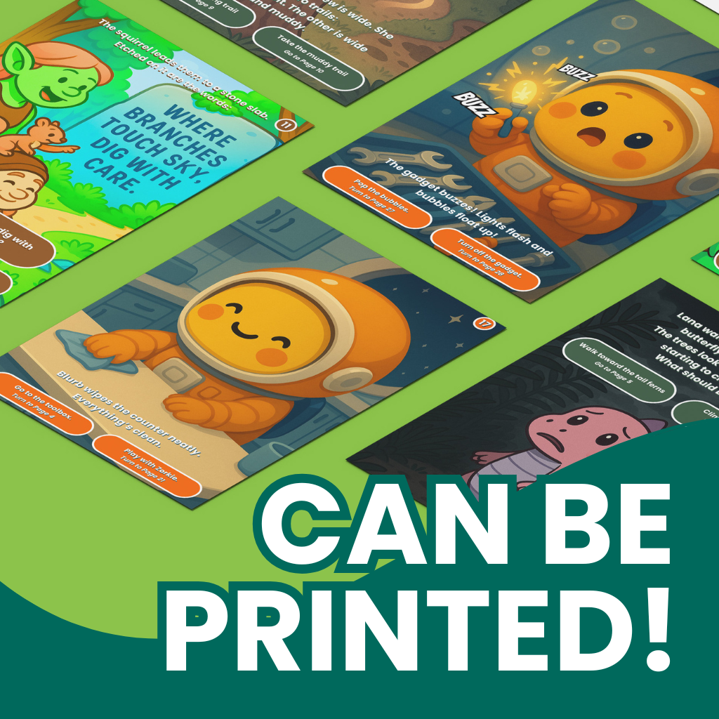 Interactive Storybooks Bundle – 5 Fine Motor Adventures with Big Choices