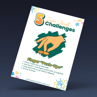 Finger Strength Challenges Poster