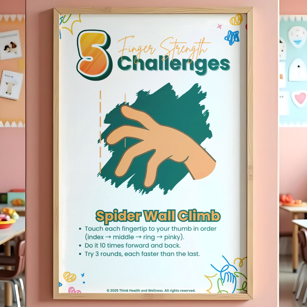 Finger Strength Challenges Poster