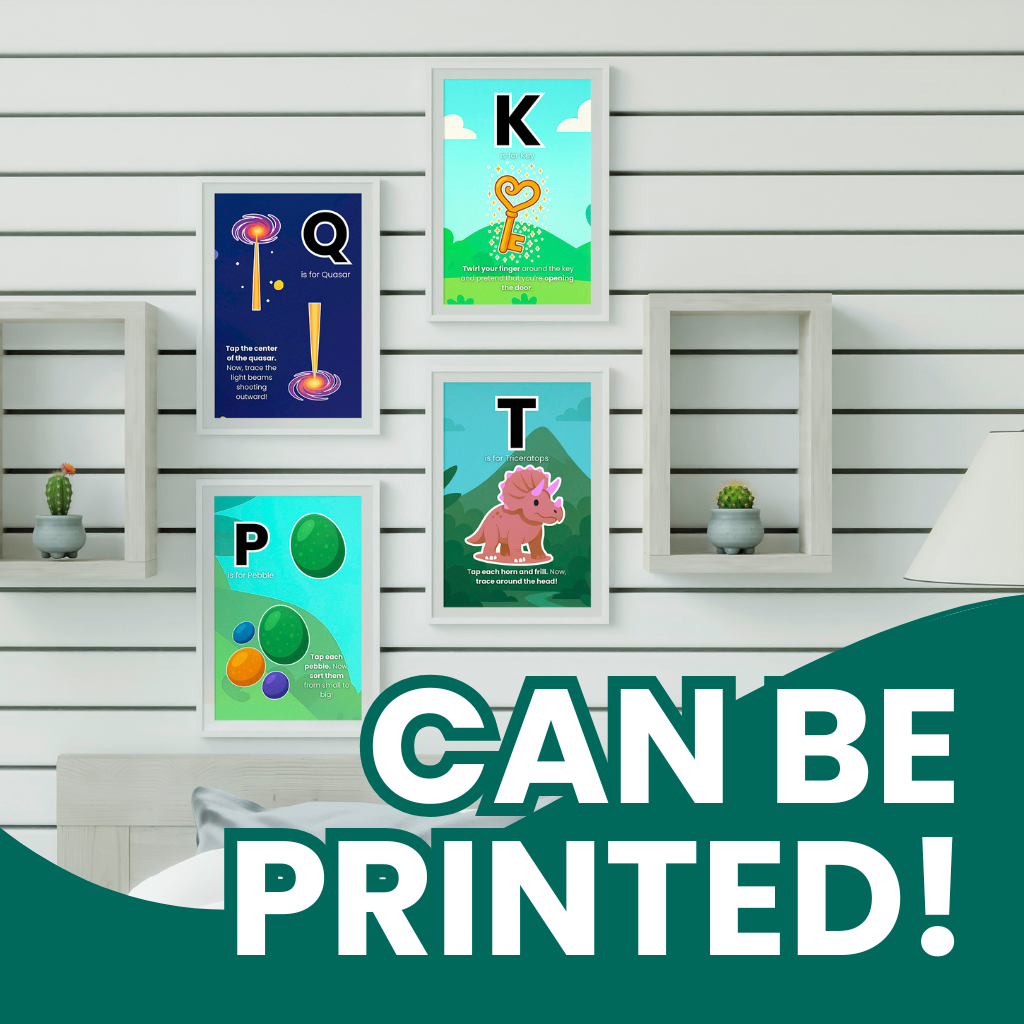 Alphabet A–Z Fine Motor Skills Book – Movement Prompts for Every Letter