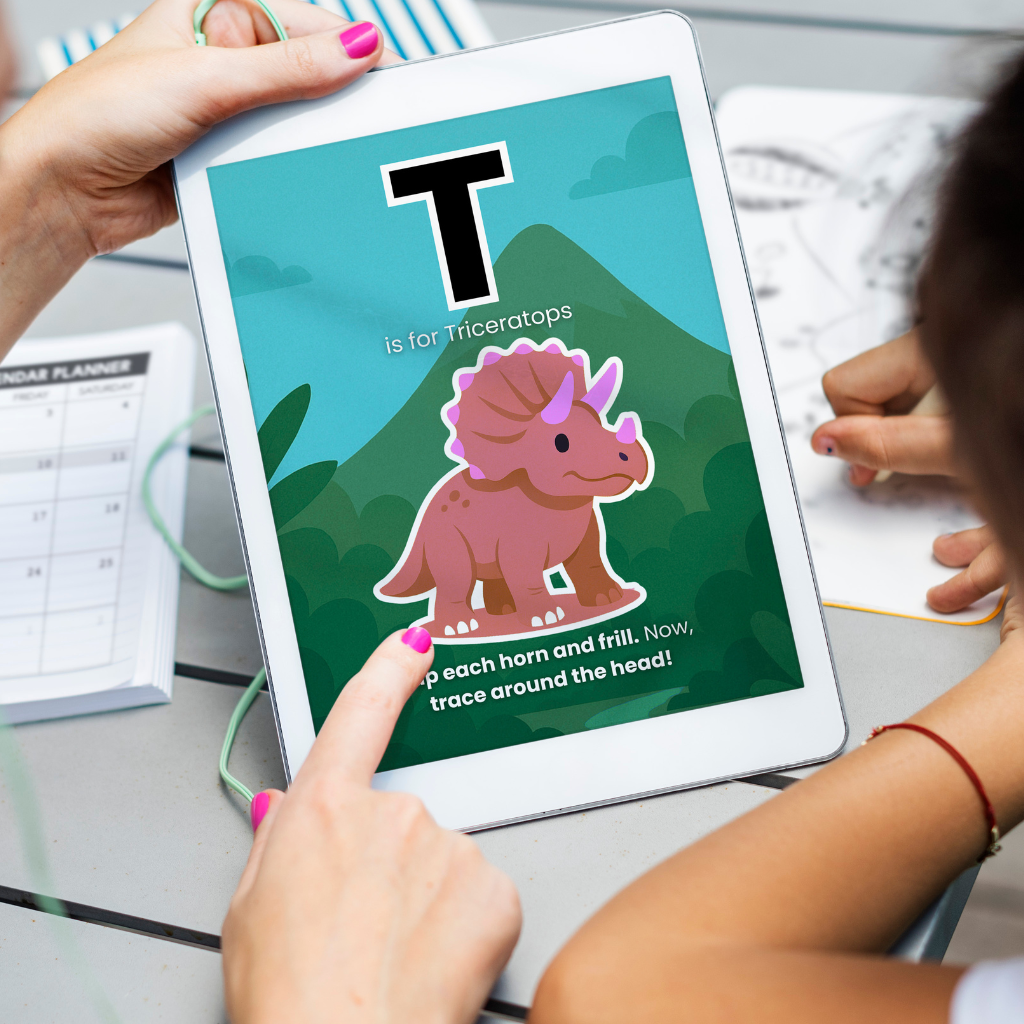 Alphabet A–Z Fine Motor Skills Book – Movement Prompts for Every Letter