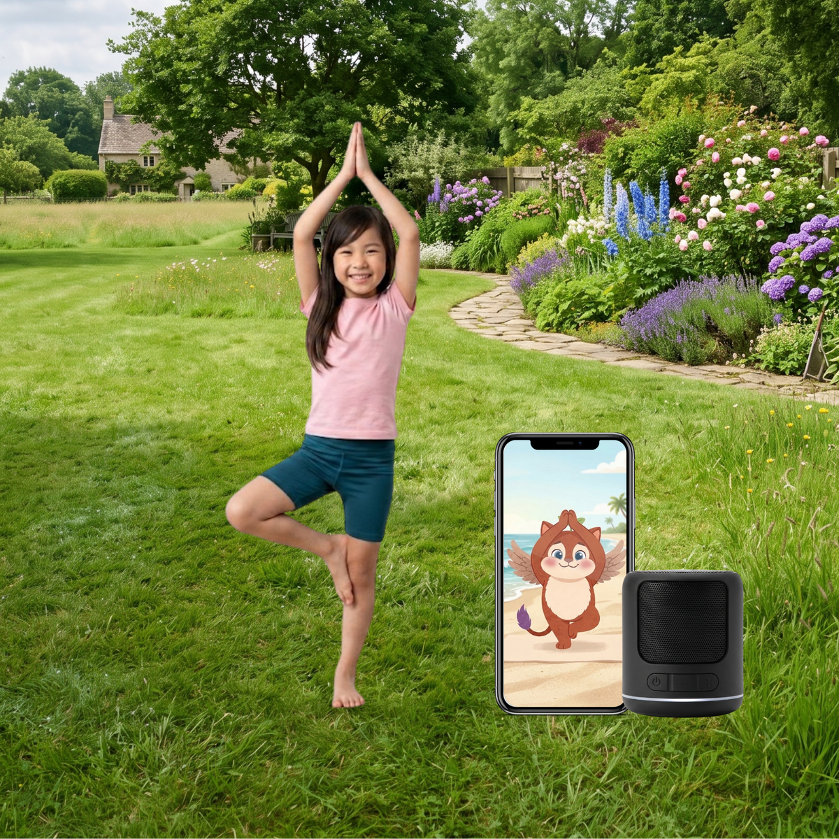 Beach Day Audio Yoga for Kids (Non-Personalized)