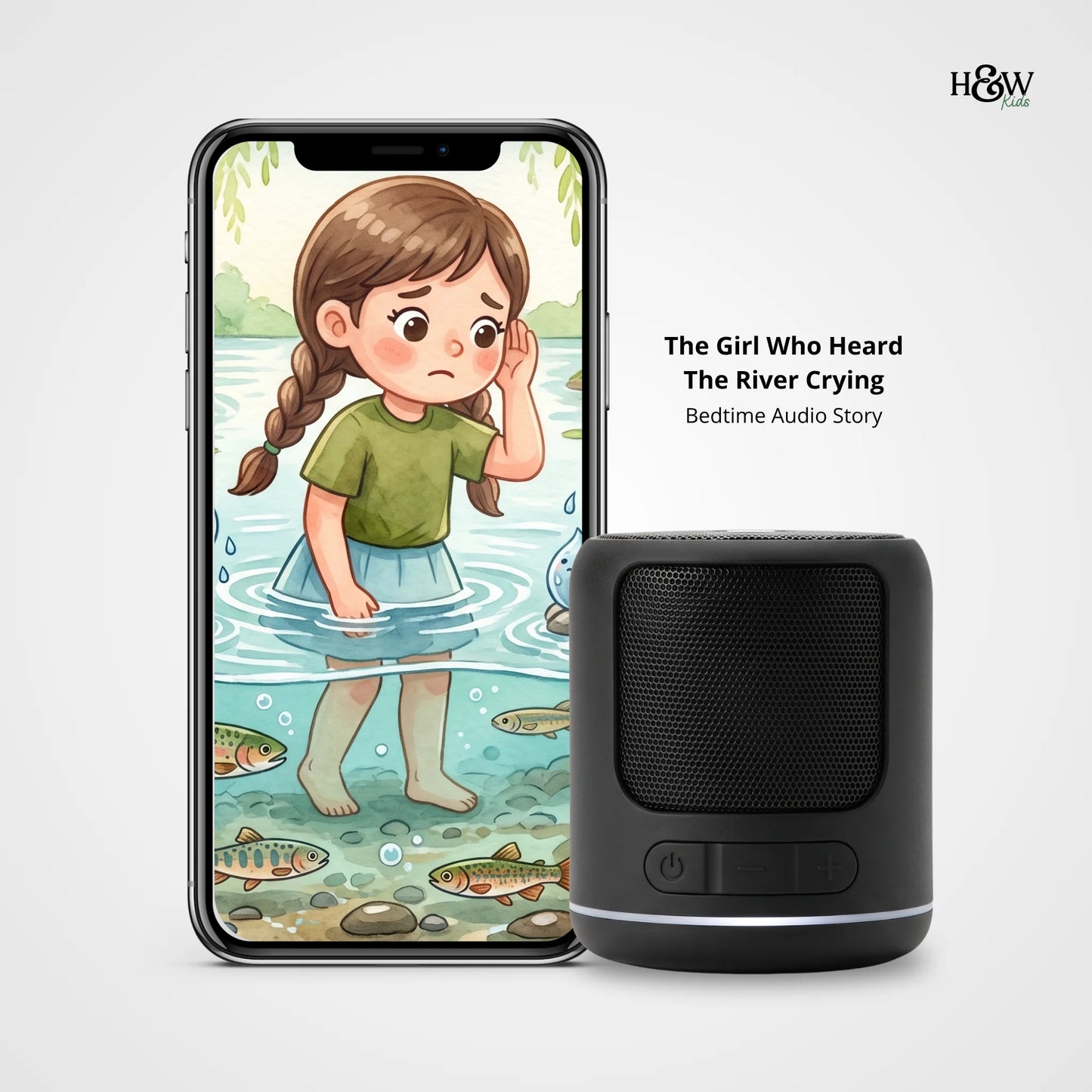 The Girl Who Heard the River Crying - Bedtime Audio Story (Instant Download)