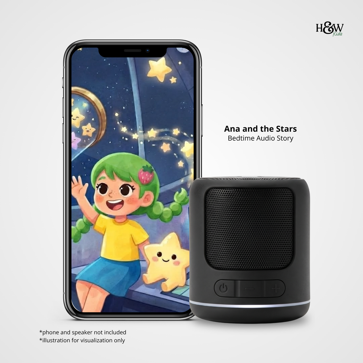 Ana and the Stars (Non-personalized Audio Bedtime Story for Kids)