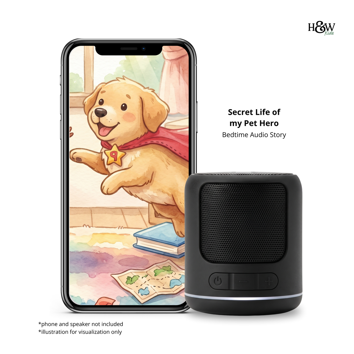 Secret Night Life of My Pet Hero (Non-personalized Audio Bedtime Story for Kids)