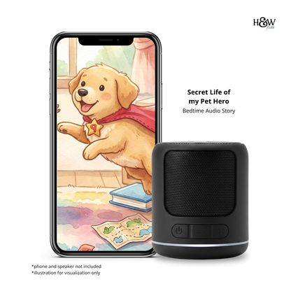 Secret Night Life of My Pet Hero (Non-personalized Audio Bedtime Story for Kids)
