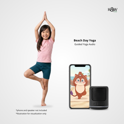 Beach Day Audio Yoga for Kids (Non-Personalized)