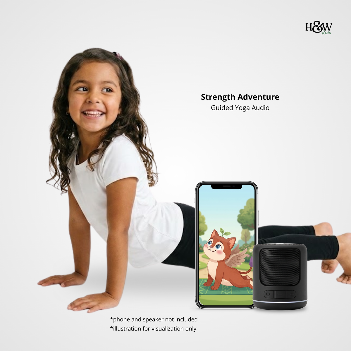Strength Adventure Audio Yoga for Kids (Non-Personalized)