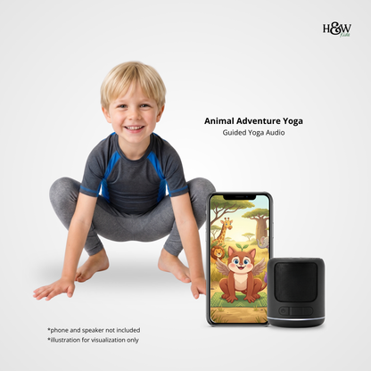 Animal Adventure Audio Yoga for Kids (Non-Personalized)