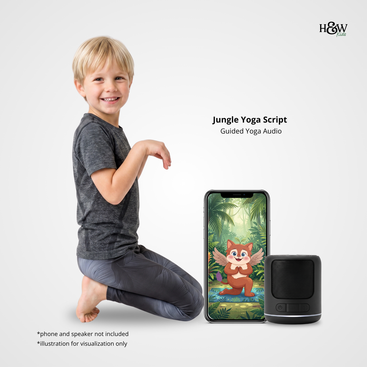 Jungle Audio Yoga for Kids (Non-Personalized)