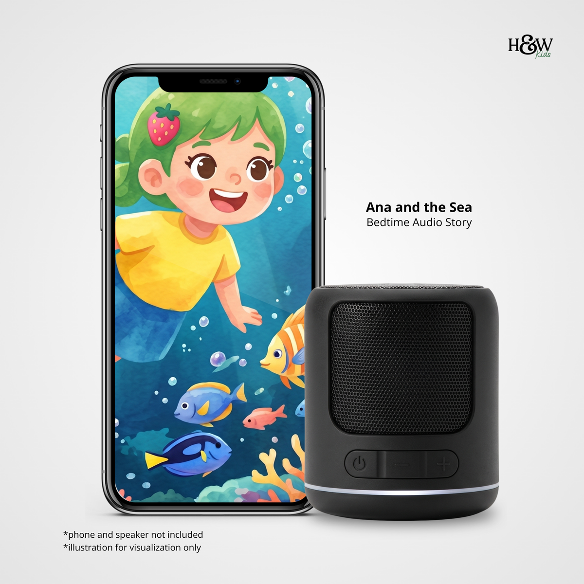 Ana and the Sea (Non-personalized Audio Bedtime Story for Kids)