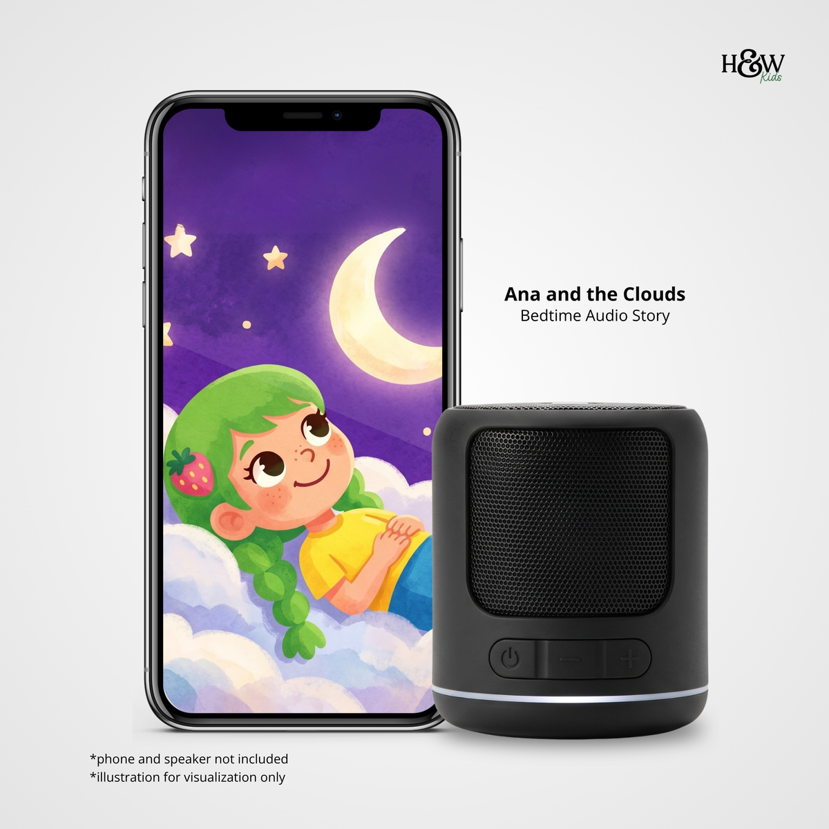 Ana and the Clouds (Non-personalized Bedtime Audio Story for Kids)