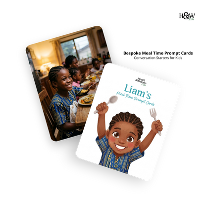 Mealtime Conversation Starters Cards for Kids (Personalized)