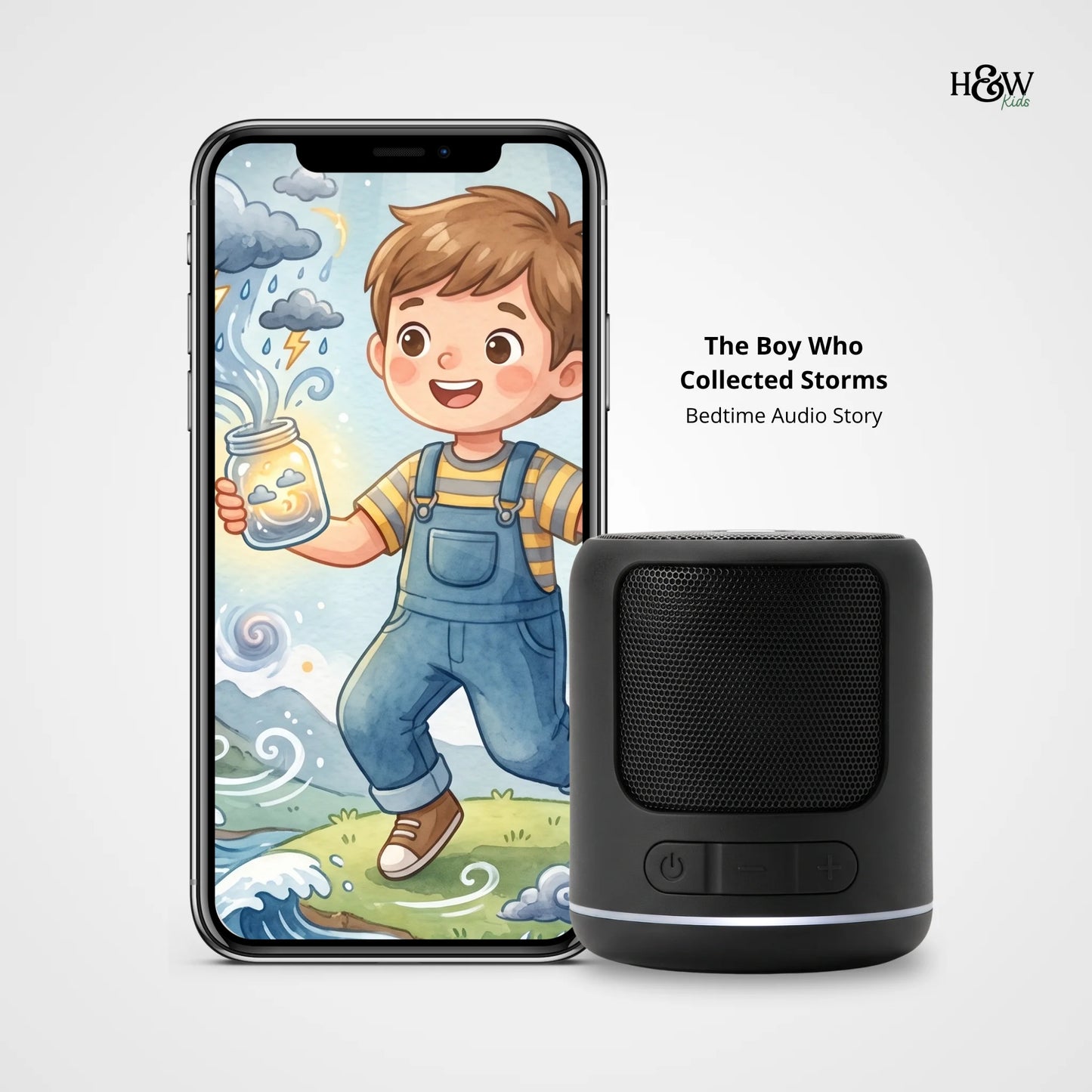 The Boy Who Collected Storms - Bedtime Audio Story (Instant Download)