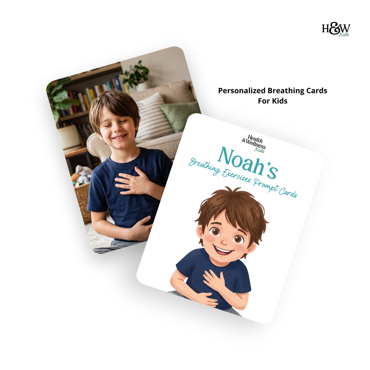 Breathing Cards for Kids (Personalized)