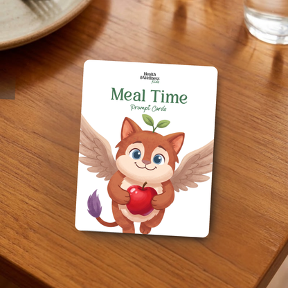 Mealtime Conversation Starters Cards for Kids (Non-Personalized)