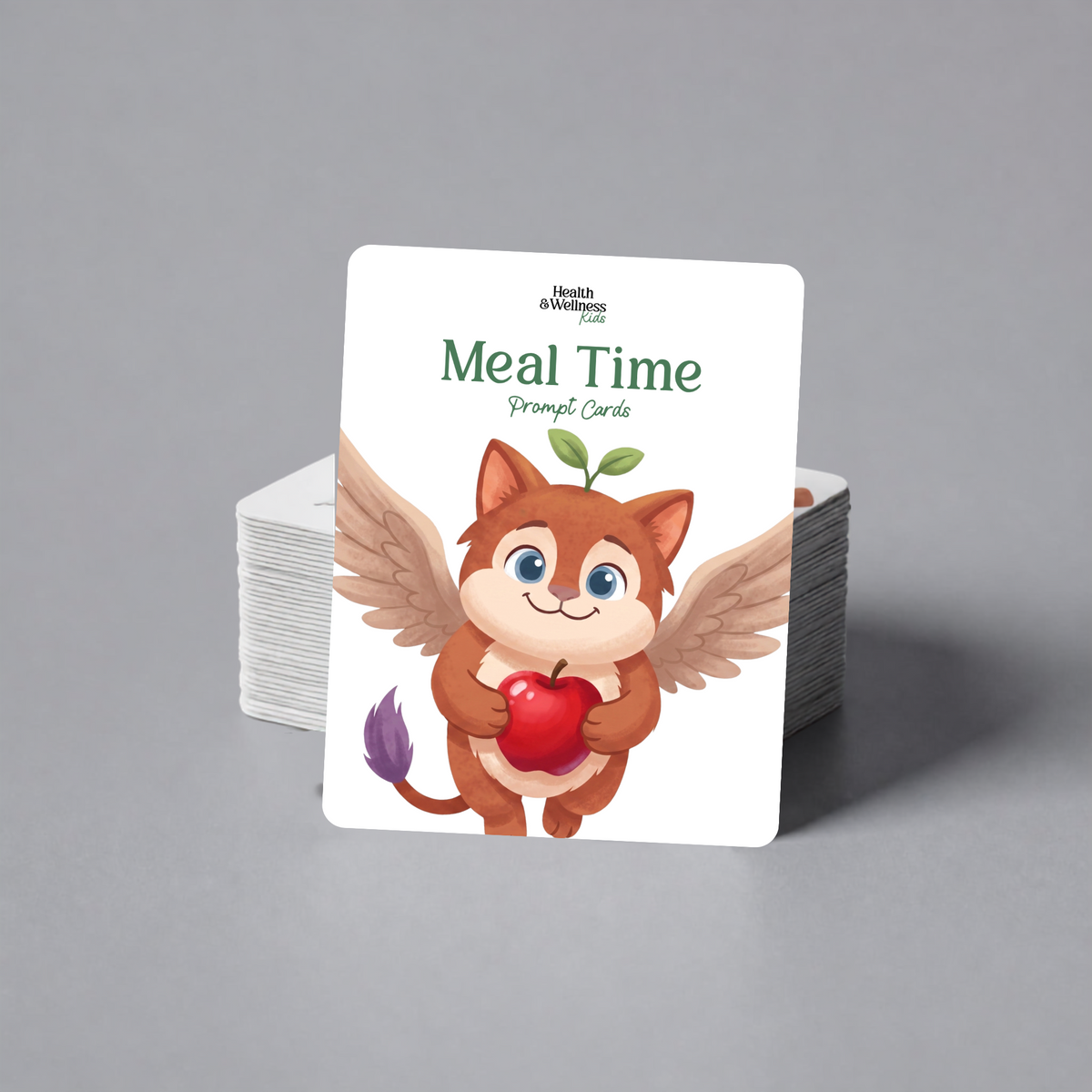 Mealtime Conversation Starters Cards for Kids (Non-Personalized)