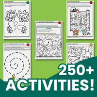 BIG BUNDLE! Fine Motorskill printable worksheet pdf: Little Hands, Big Moves: The Fine Motor Skills Discovery Pack