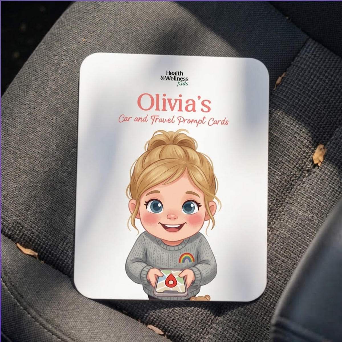 Car and Travel Conversation Cards for Kids (Personalized)