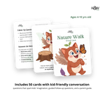 Beak Nature Walk Prompt Cards - Conversation Starters for Kids (No personalization)