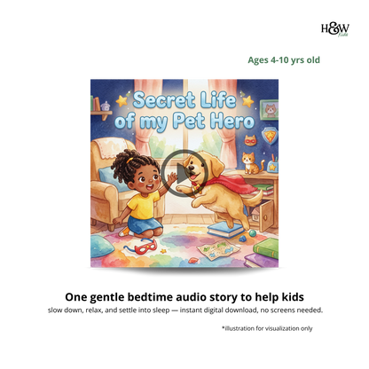 Secret Night Life of My Pet Hero (Non-personalized Audio Bedtime Story for Kids)