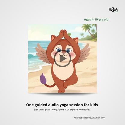 Beach Day Audio Yoga for Kids (Non-Personalized)