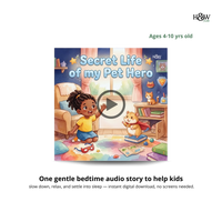 Secret Night Life of My Pet Hero - Bedtime Audio Story (Instant Download)