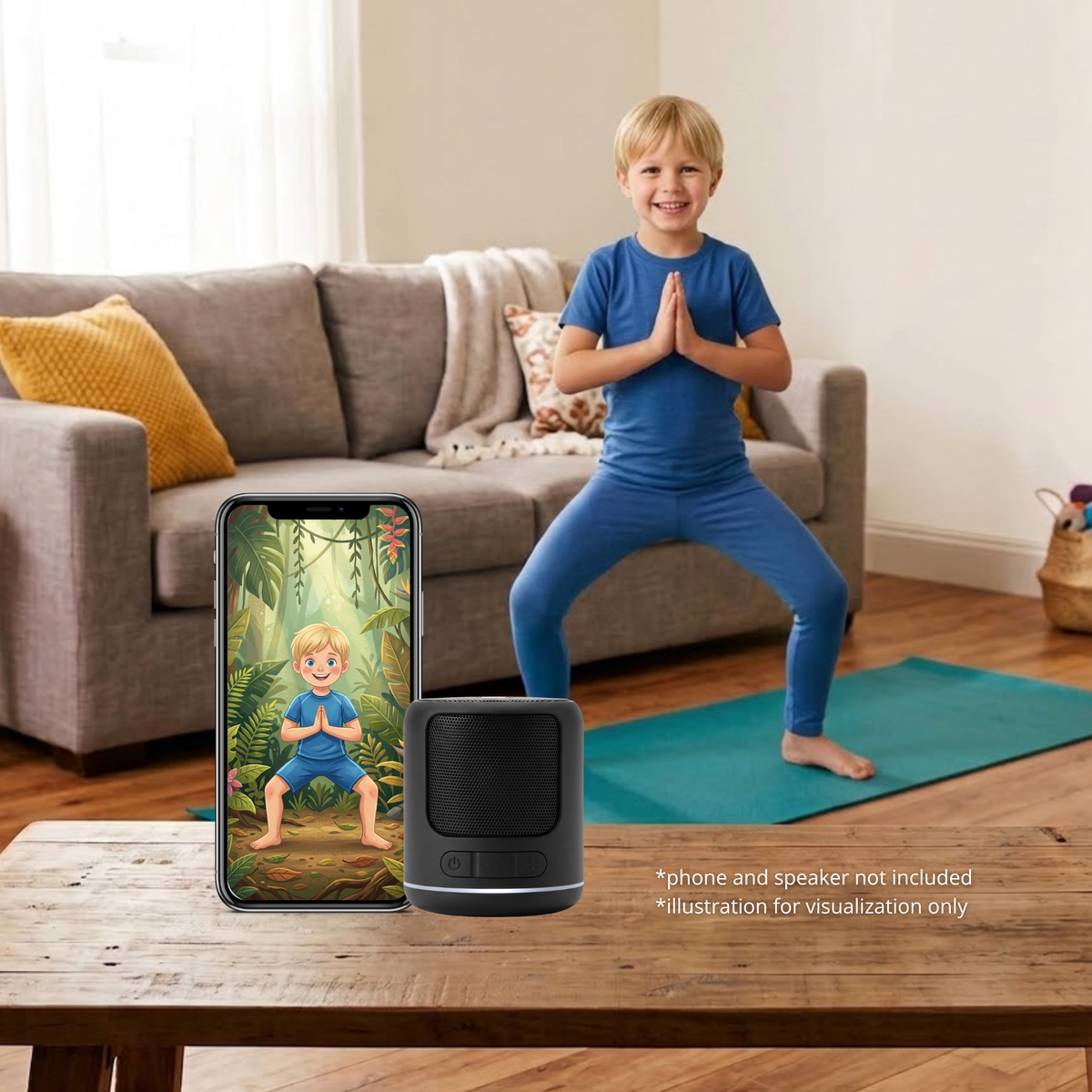 Jungle Audio Yoga for Kids (Personalized)