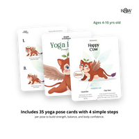 Yoga Cards for Kids - Yoga Flashcards for Kids  (No personalization)